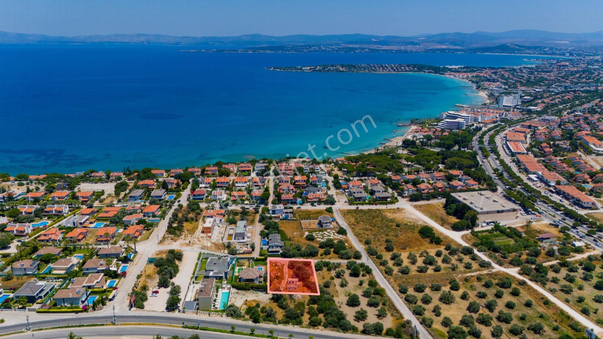 Çeşme Sakarya Satılık Villa İmarlı  Çeşme Ayayorgi de Denize 300m 2 Villalık İmarlı Arsa