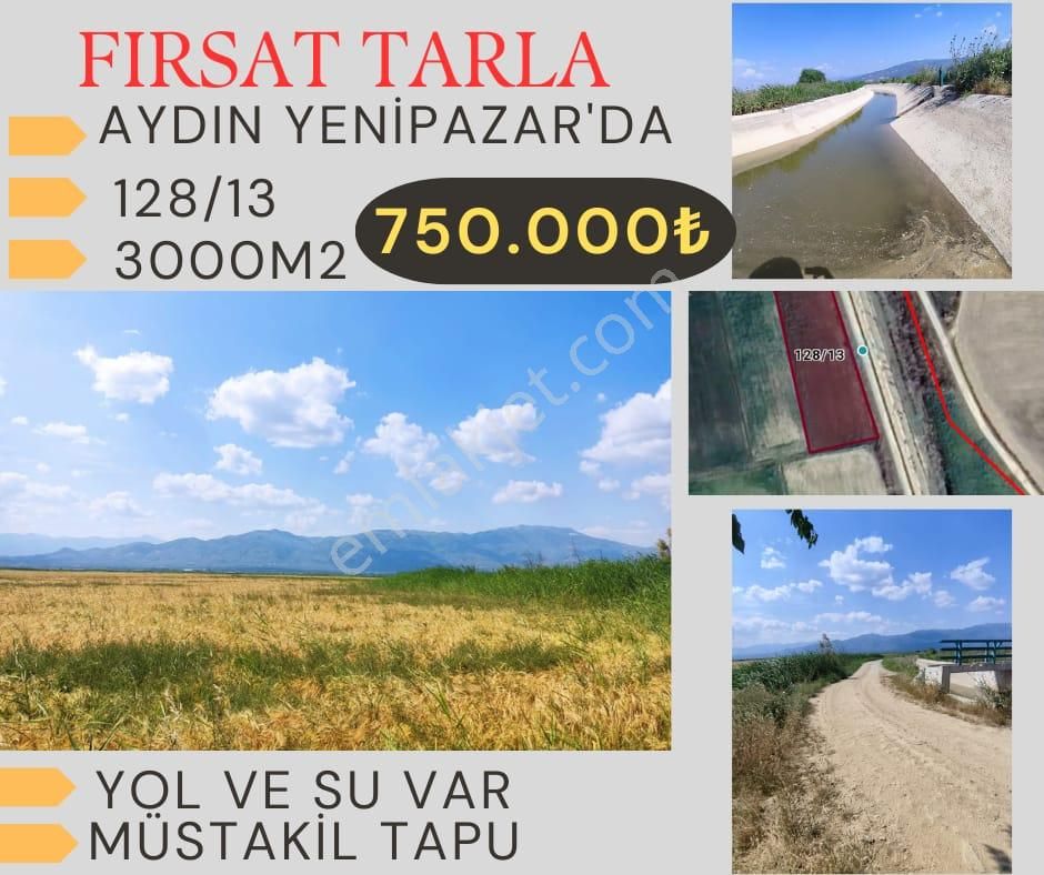 Yenipazar Alhan Satılık Zeytinlik  İZMİR YENİPAZAR'DA FIRSAT TARLA MÜSTAKİL TAPULU