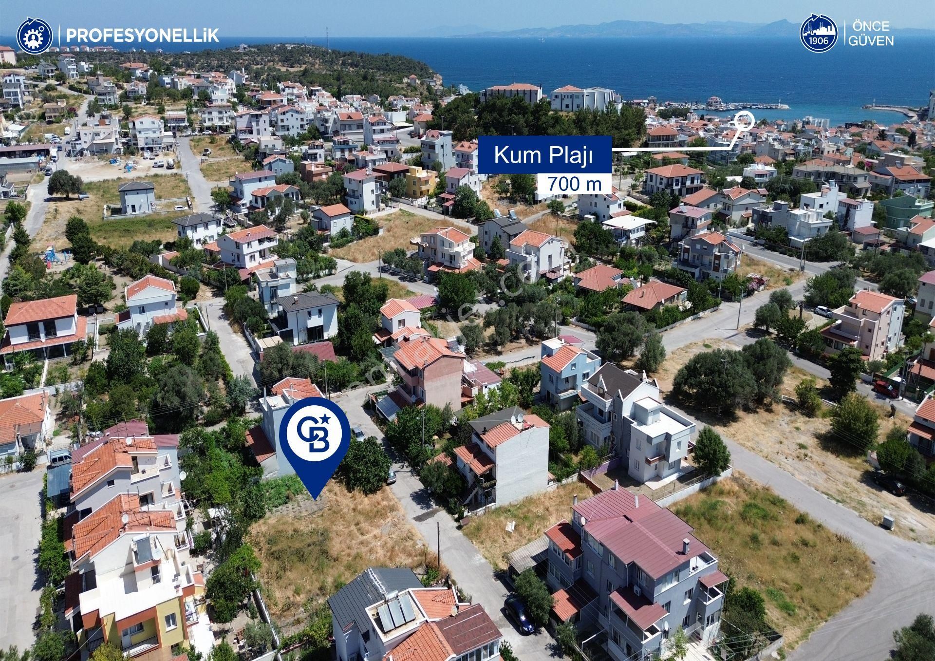 Karaburun Mordoğan Merkez'de Villa İmarlı 200 M2 Arsa - Görsel 3