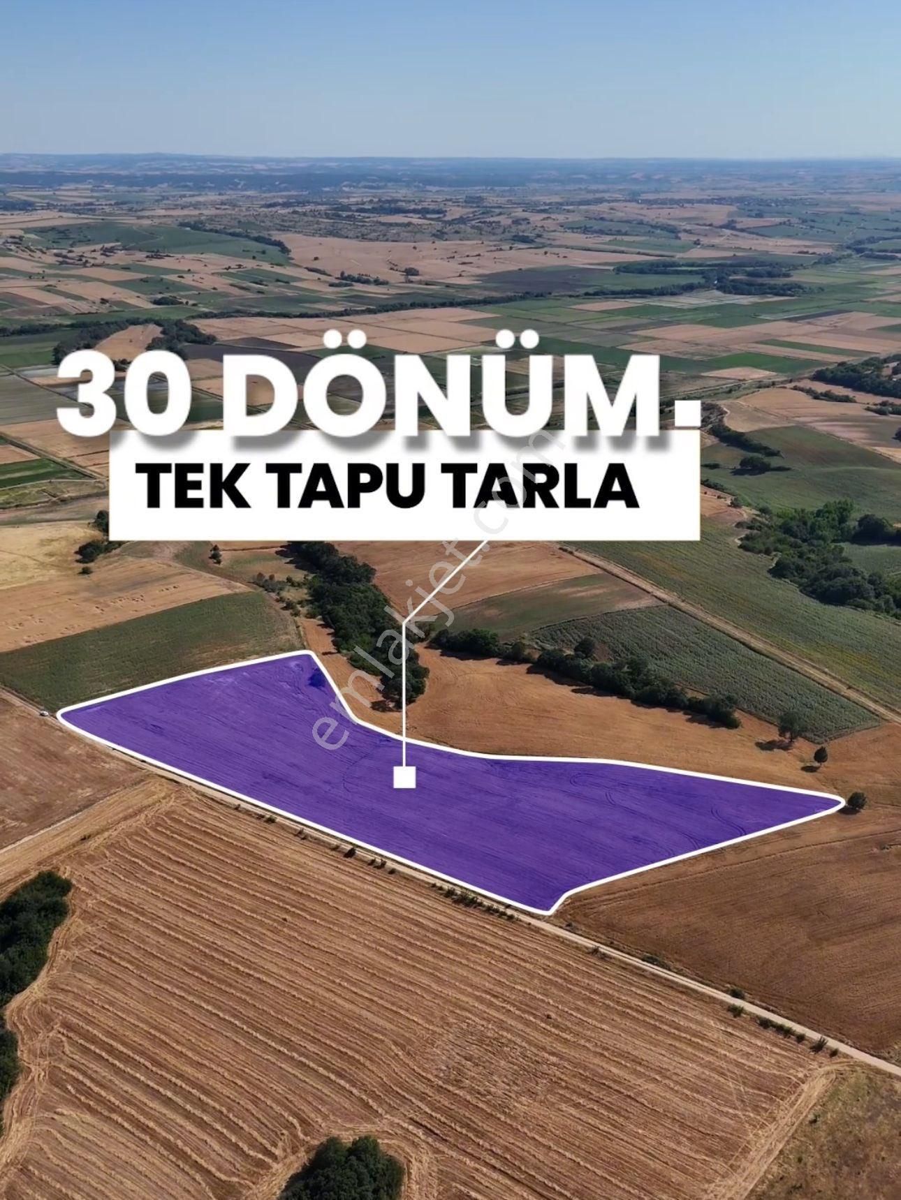 Uzunköprü Kırcasalih Bld. (Cumhuriyet) Satılık Tarla EDİRNE KIRCASAHİL’DE 33.000m2 ÇİFTLİK YAPIMINA UYGUN ARAZİ