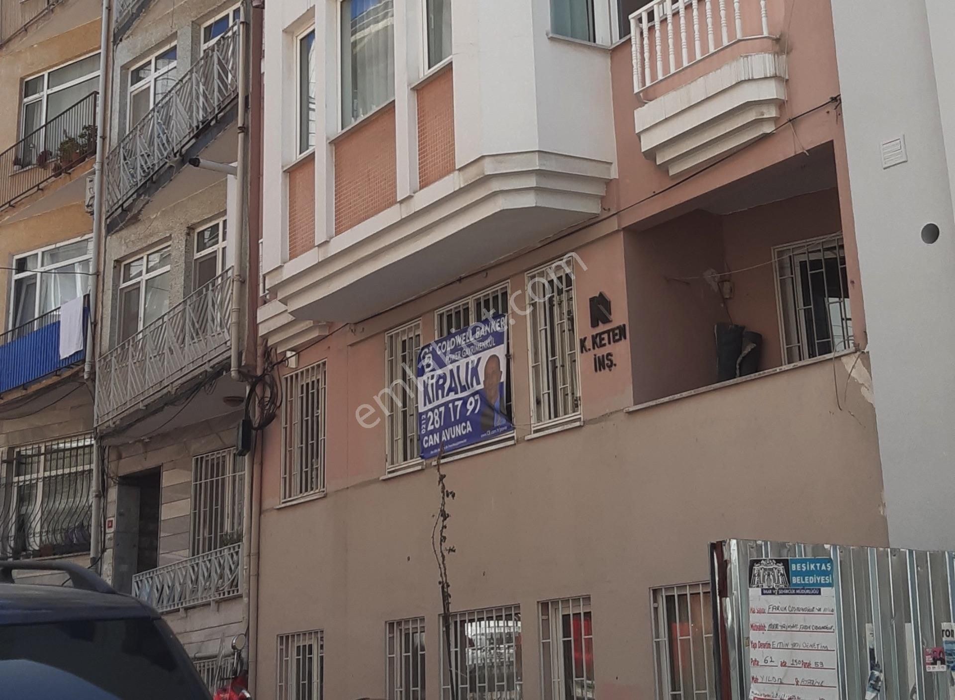 Beşiktaş Yıldız Kiralık Daire  Beşiktaş Meydanı, Çırağan Caddesi ve Yıldız Parkına yakın 2+1 işyerine uygun daire