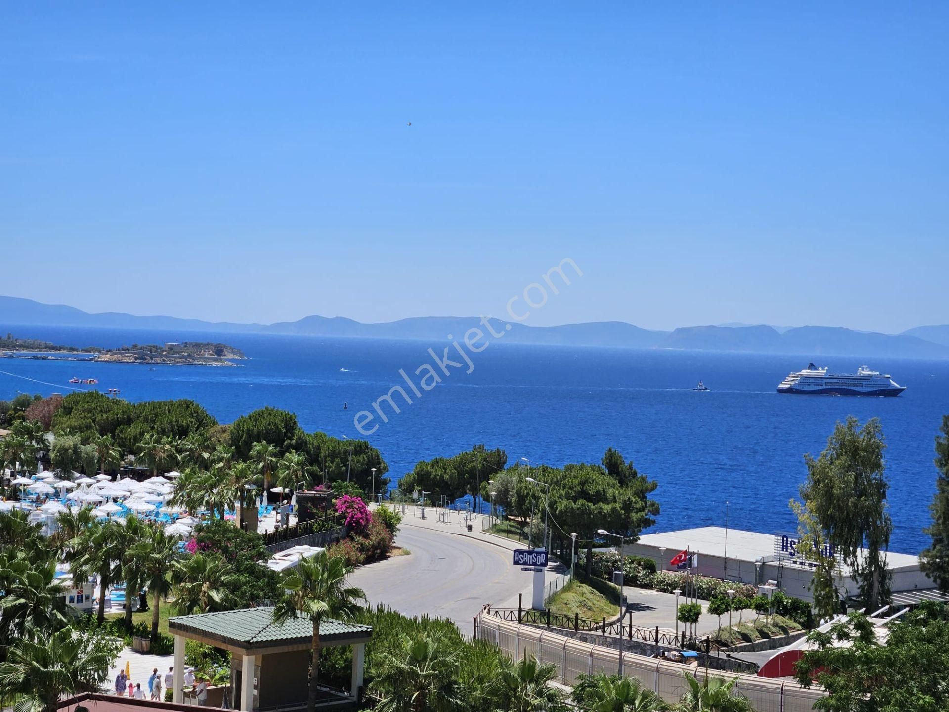 Kuşadası Türkmen Satılık Daire  KUŞADASI RAMADA RESİDANS'TA GÜVERCİN ADA MANZARALI SATILIK 3+1