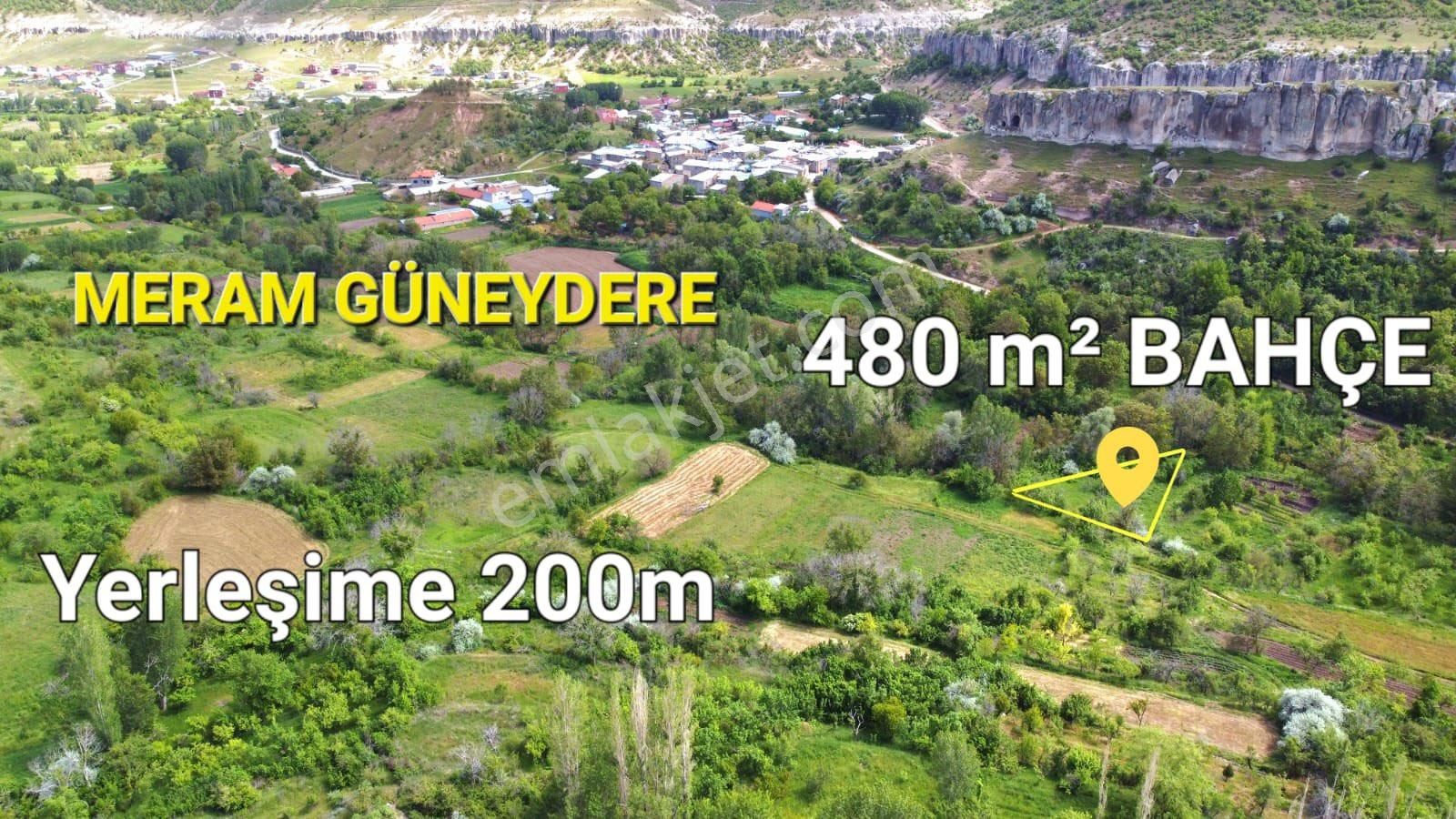 Meram Botsa Satılık Bağ & Bahçe GÜNEYDERE(BOTSA)DE YEŞİLLİKLERİN İÇİNDE 480 m2 BAHÇE