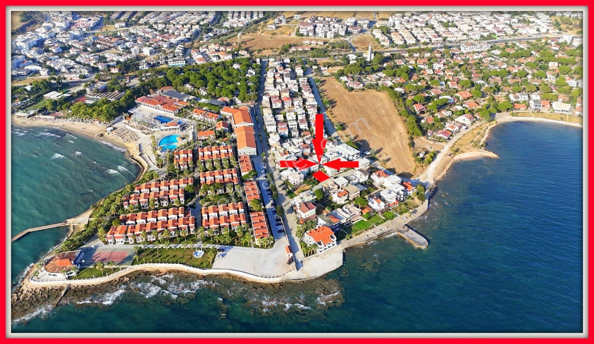 Didim Mersindere Satılık Konut İmarlı  Didim'de Denize 75 Metre Mesafede Satılık Villa Arsası