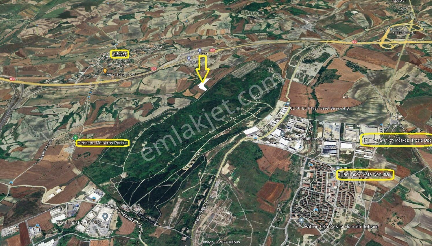 Kuzey Marmara Otoyolu Ve Nakkaş Merkeze Yakın Yatırımlık Tarla - Görsel 2