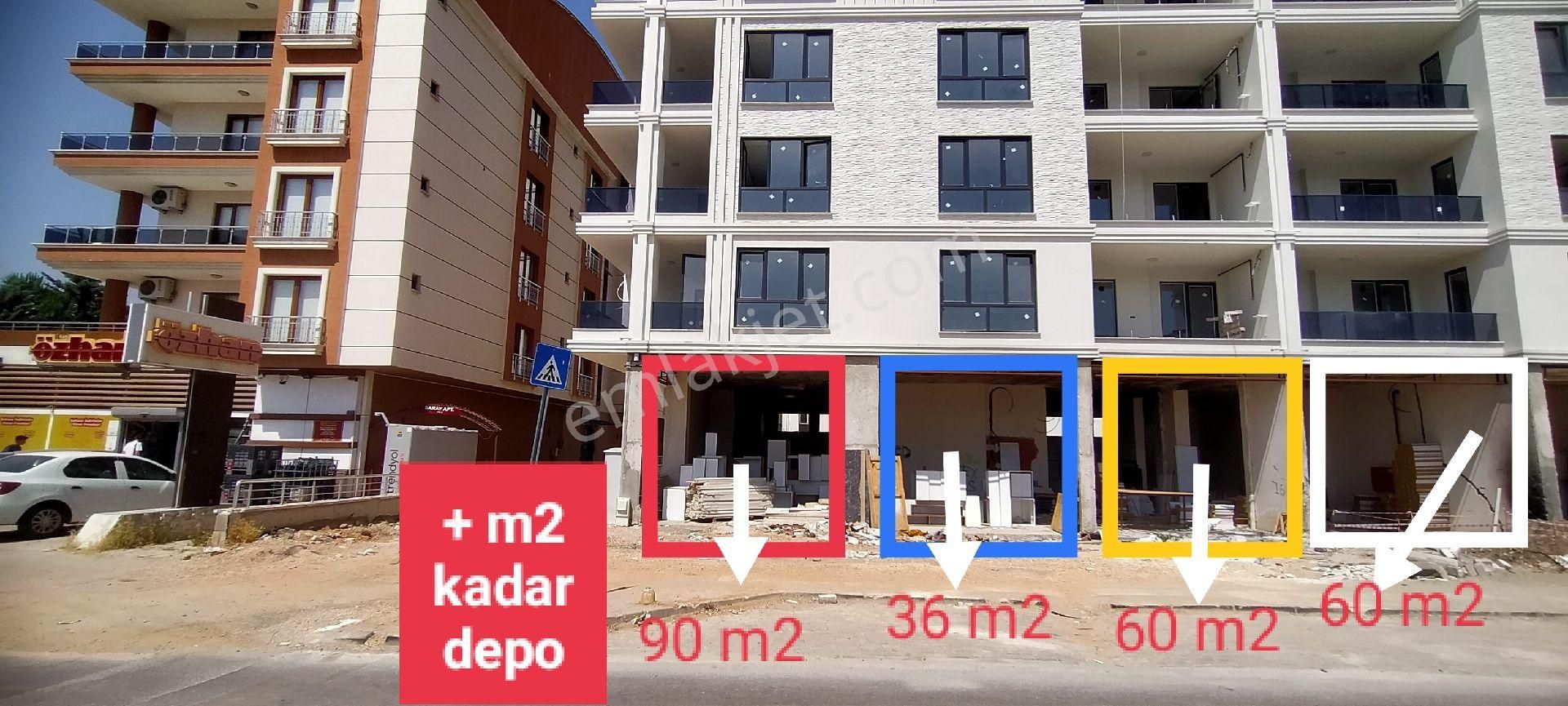 Nilüfer İhsaniye Kiralık Dükkan & Mağaza İHSANİYE'DE, HARİKA LOKASYONDA, ANA CADDE ÜZERİNDE 90 m2 DÜZ GİRİŞ +90 m2 DEPO KİRALIK DÜKKAN