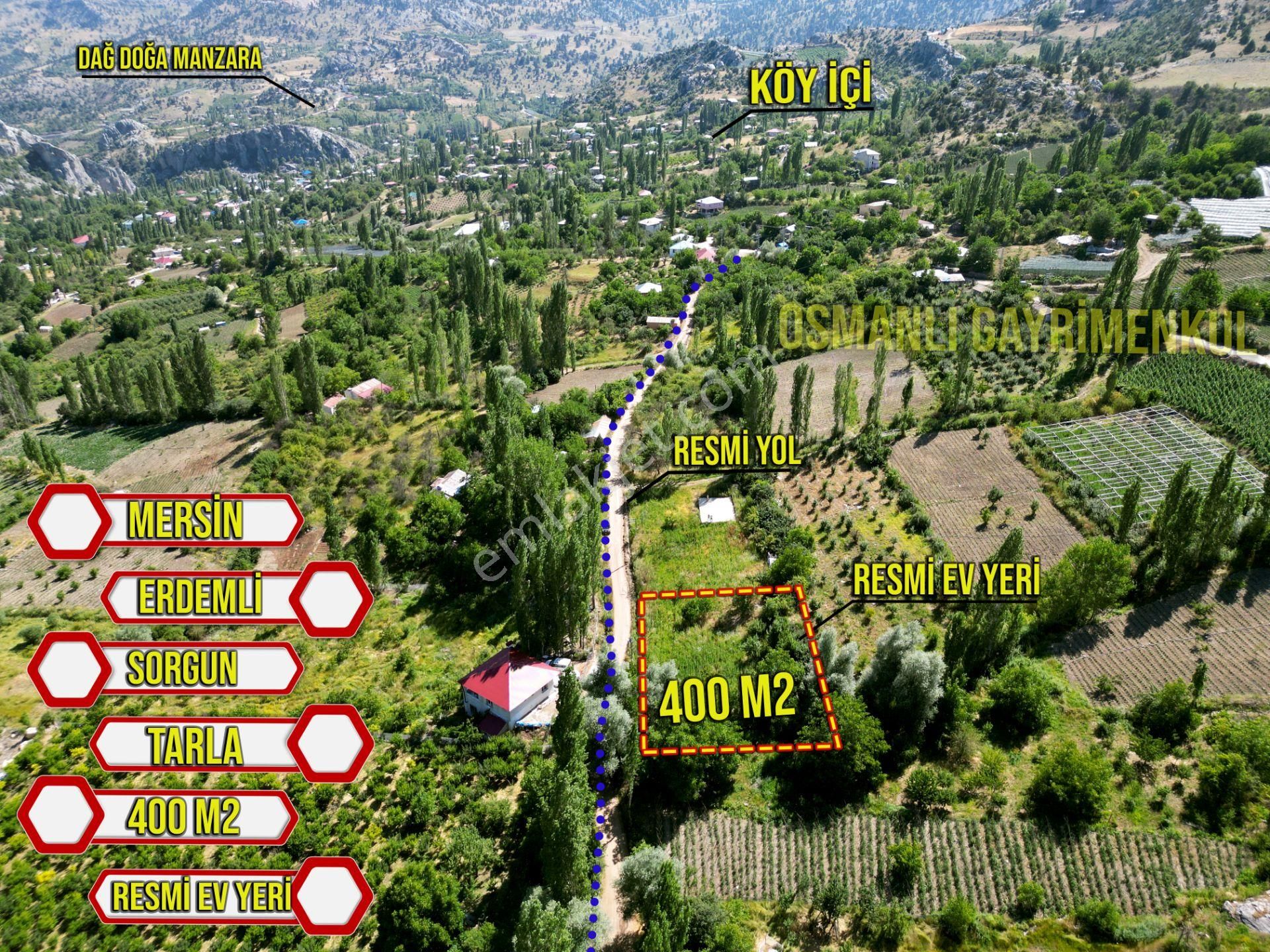 Erdemli Sorgun Satılık Konut İmarlı Erdemli Sorgun Yaylası Satılık 400 M2 Resmi Ev Yeri