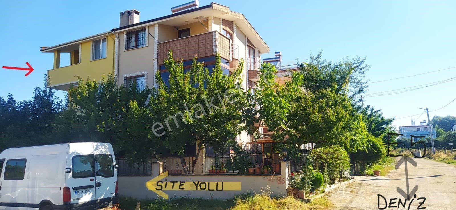 Marmaraereğlisi Dereağzı Satılık Villa  6+1 DENİZ TARAFINDA İSKANLI DOĞALGAZLI TRİPLEX SAHİBİNDEN SATILIK