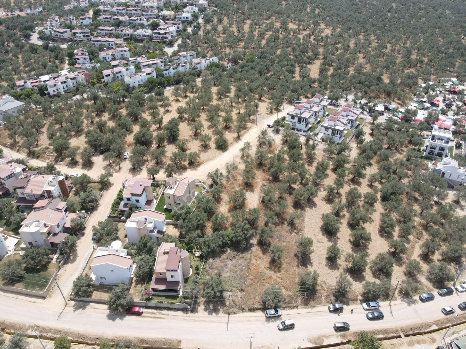 Burhaniye Pelitköy Satılık Konut İmarlı  DENİZE 150 ADIM ÇİFT CEPHE YOL LEBİDERYA MANZARALI EMSALSİZ ARSA