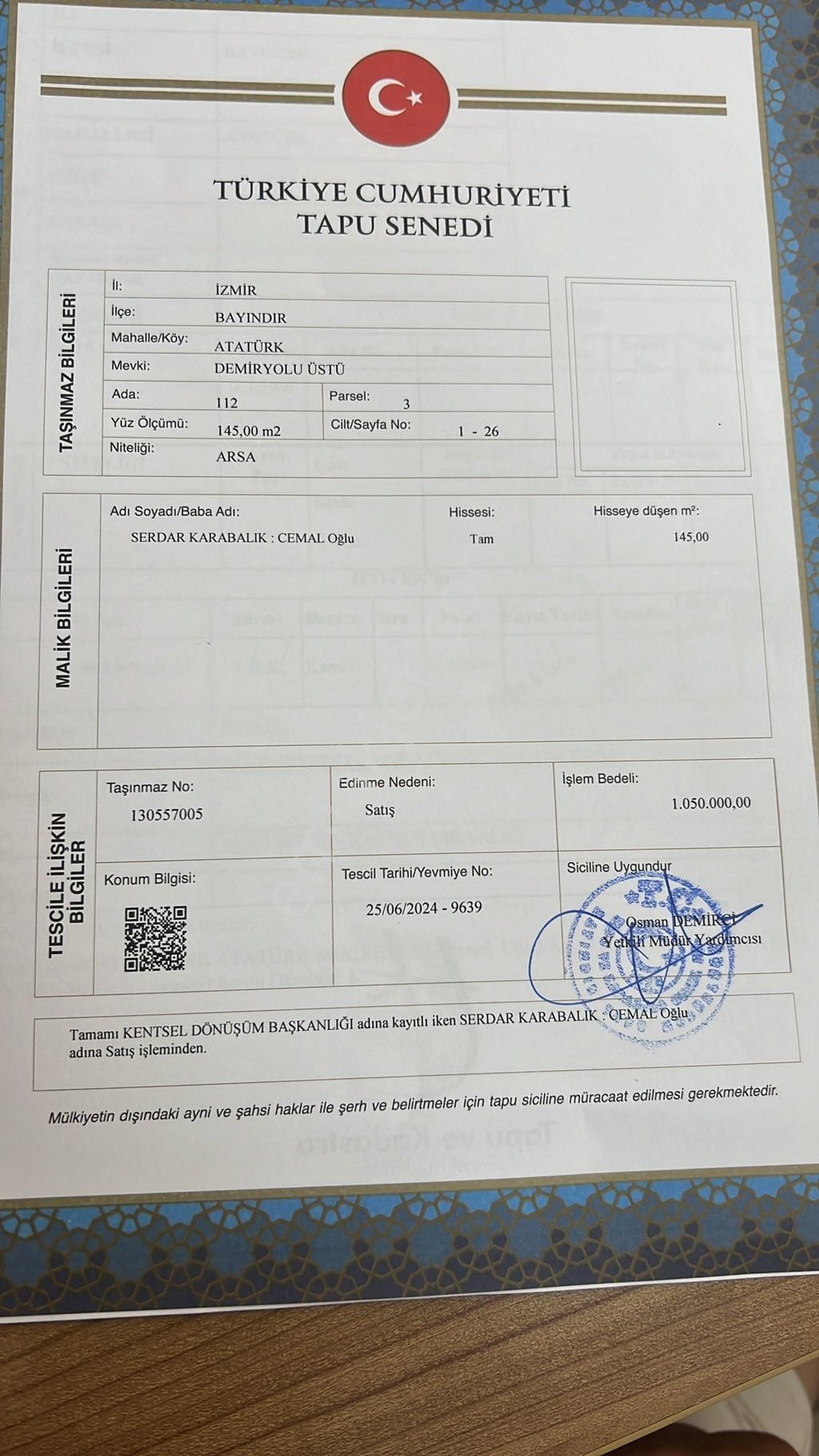 Atatürk Canlı'da Sanayi İmarlı Arsa Bitişik Nizam - Görsel 2