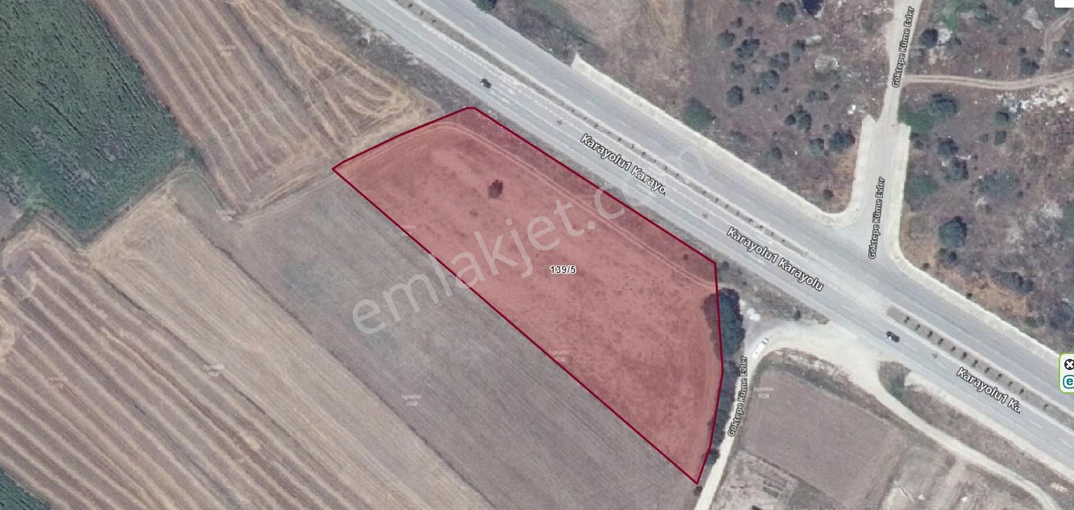 Biga Göktepe Köyü Satılık Tarla  ÇANAKKALE BİGA GÖKTEPE`DE 6.800 M2 SATILIK TARLA