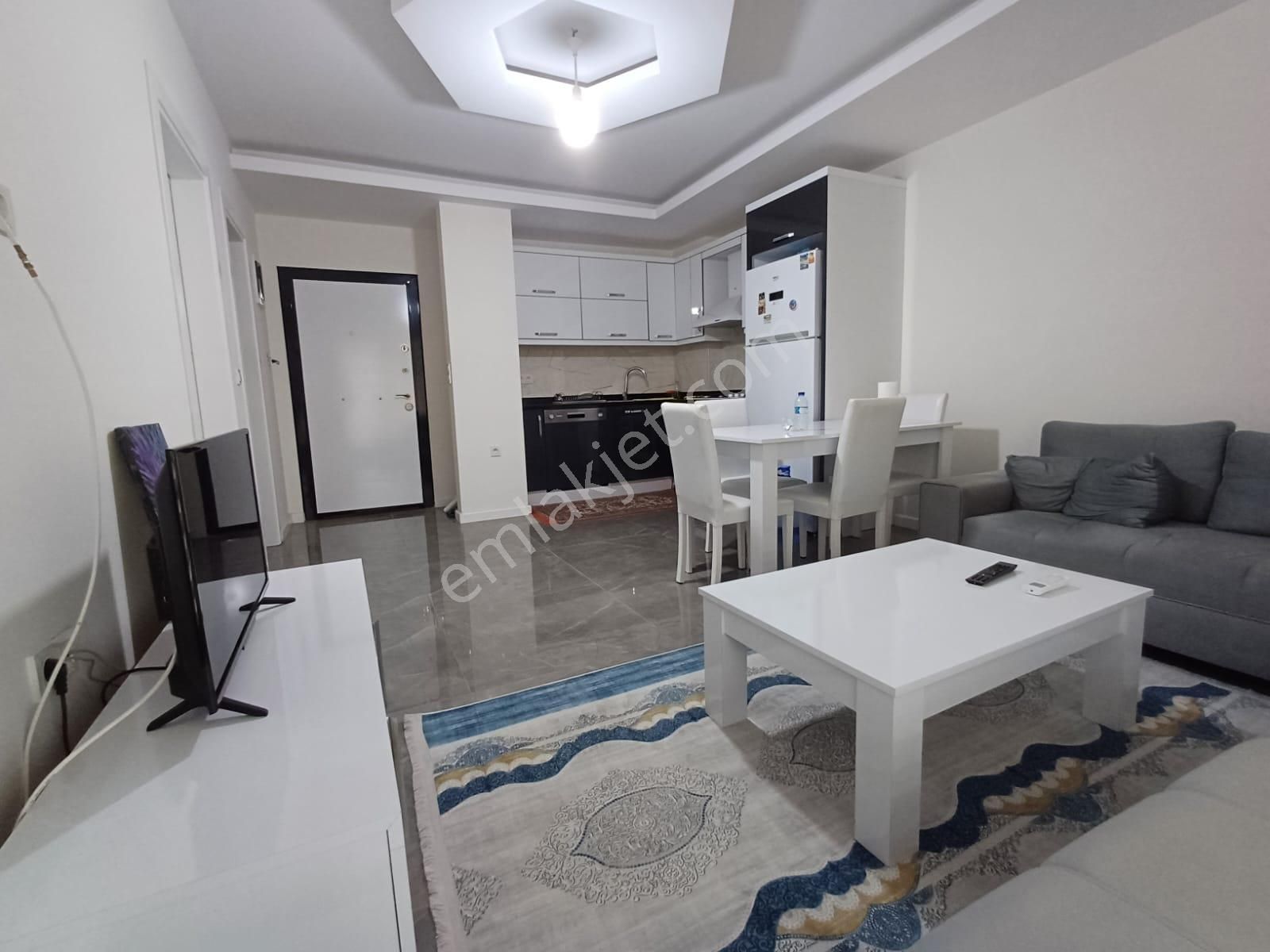 Alanya Mahmutlar Kiralık Daire  1133- ACİL! -MAHMUTLARDA  GENİŞ 1+1 TEMİZ EŞYALI KİRALIK DAİRE 15,000TL