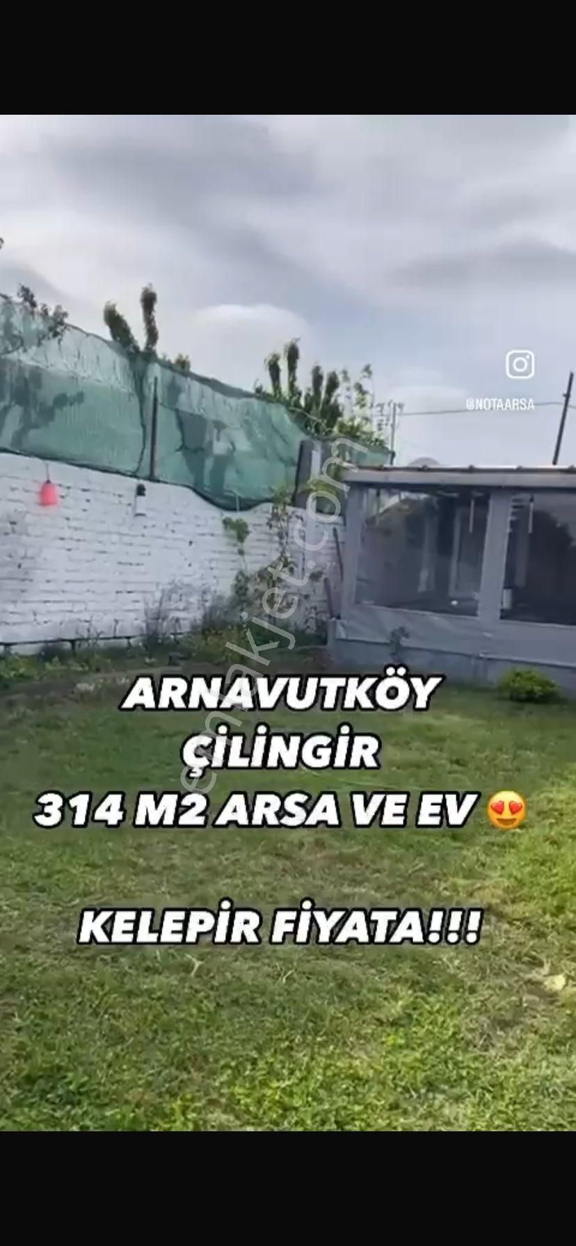 İstanbul Arnavutköy Satılık Villa İmarlı ARNAVUTKÖYDE 314MT2 BETON DUVAR VE ÇİTLE ÇEVRİLİ ARSA
