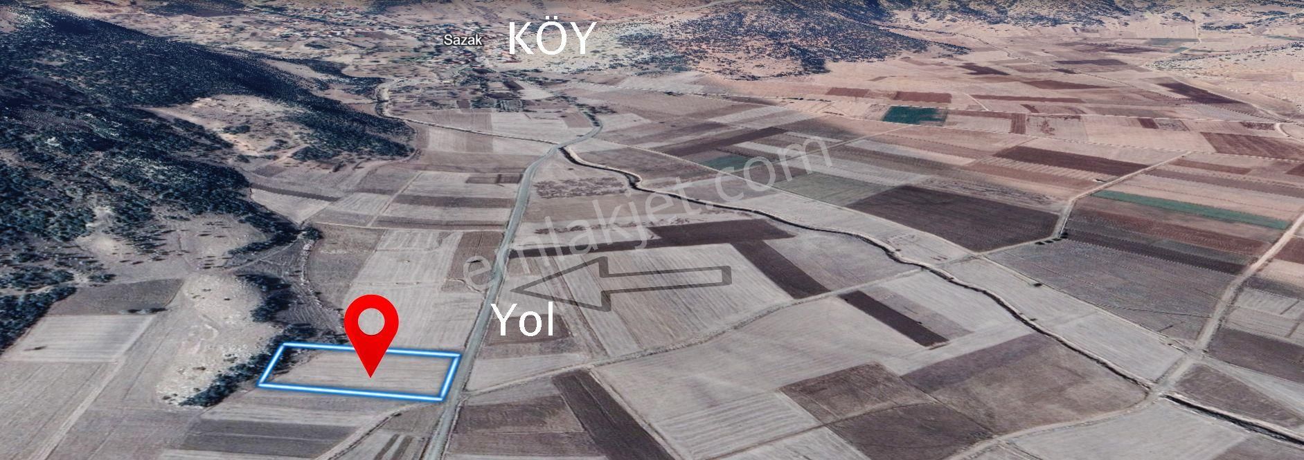 Burdur Yeşilova Sazak 6 Dönüm Yola Cephe 🟢 Göl Manzaralı 🟢 Köy Dibinde - Görsel 15