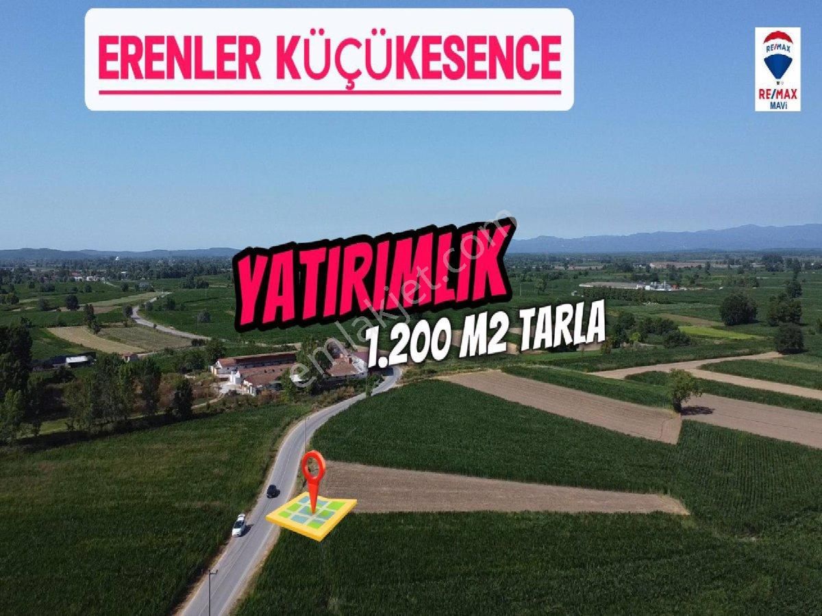 Erenler Küçükesence Satılık Tarla REMAX MAVİDEN KÜÇÜKESENCEDE OTABAN ÇIKIŞINA YAKIN ASFALT YOLA CEPHE 1.200 m2 FIRSAT TARLA!