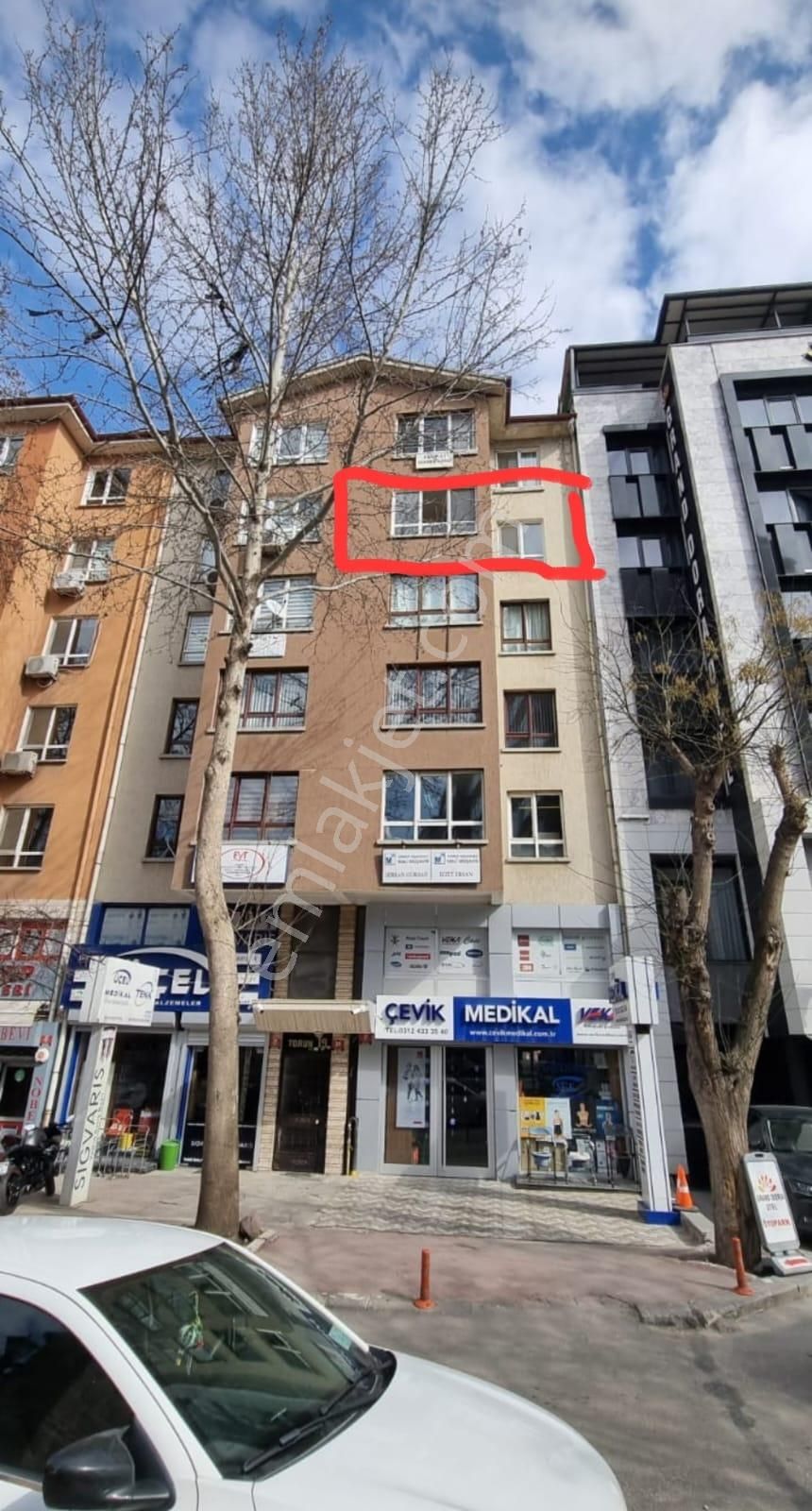 Çankaya Sağlık Satılık Daire  Çankaya-Sağlık Mah. 110 m² 2+1, 5'inci Kat Satılık Ara Kat Daire