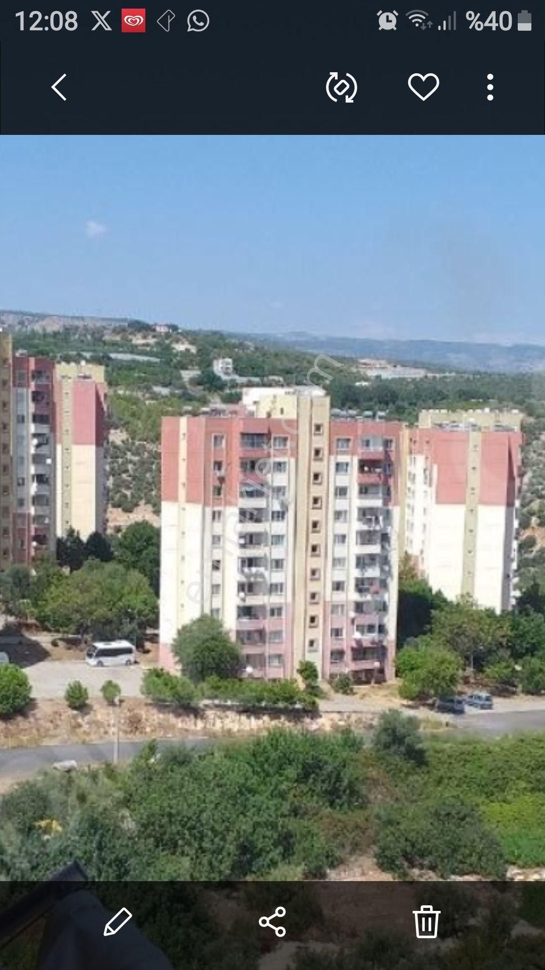 Erdemli Koyuncu Kiralık Daire Mersin Erdemli TOKİ'de Deniz Manzaralı 3+1 boş Daire