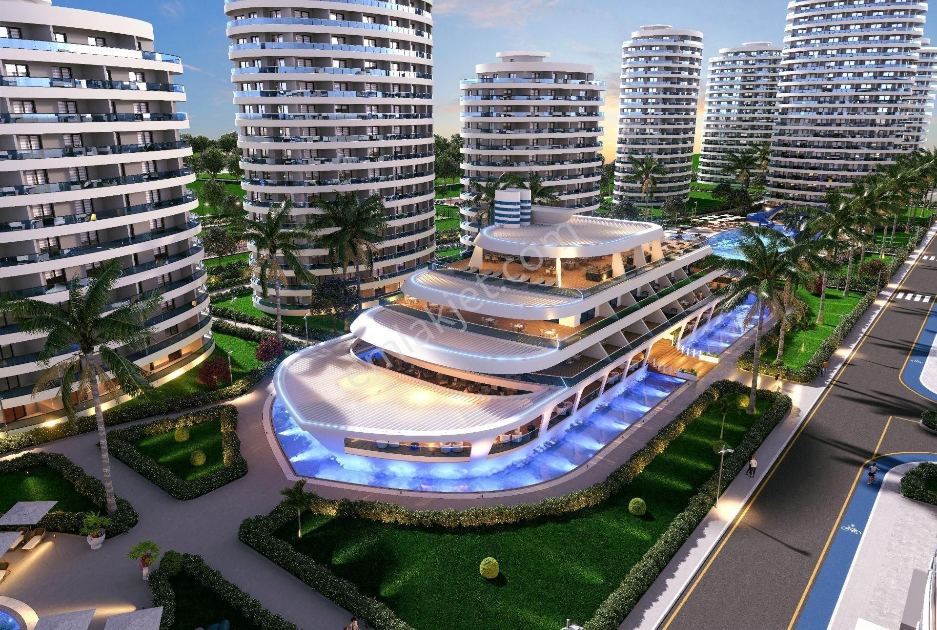 İskele Merkez Satılık Residence  KIBRIS İSKELE'DE OCEAN LIFE YATIRIMLIK 1+1 DAİRE