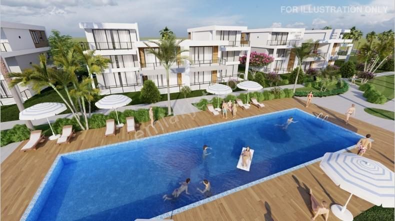 İskele Kalecik Satılık Villa  KIBRIS İSKELE'DE CAESAR BLUE 3+1 YATIRIMLIK SATILIK QUATRO VİLLA