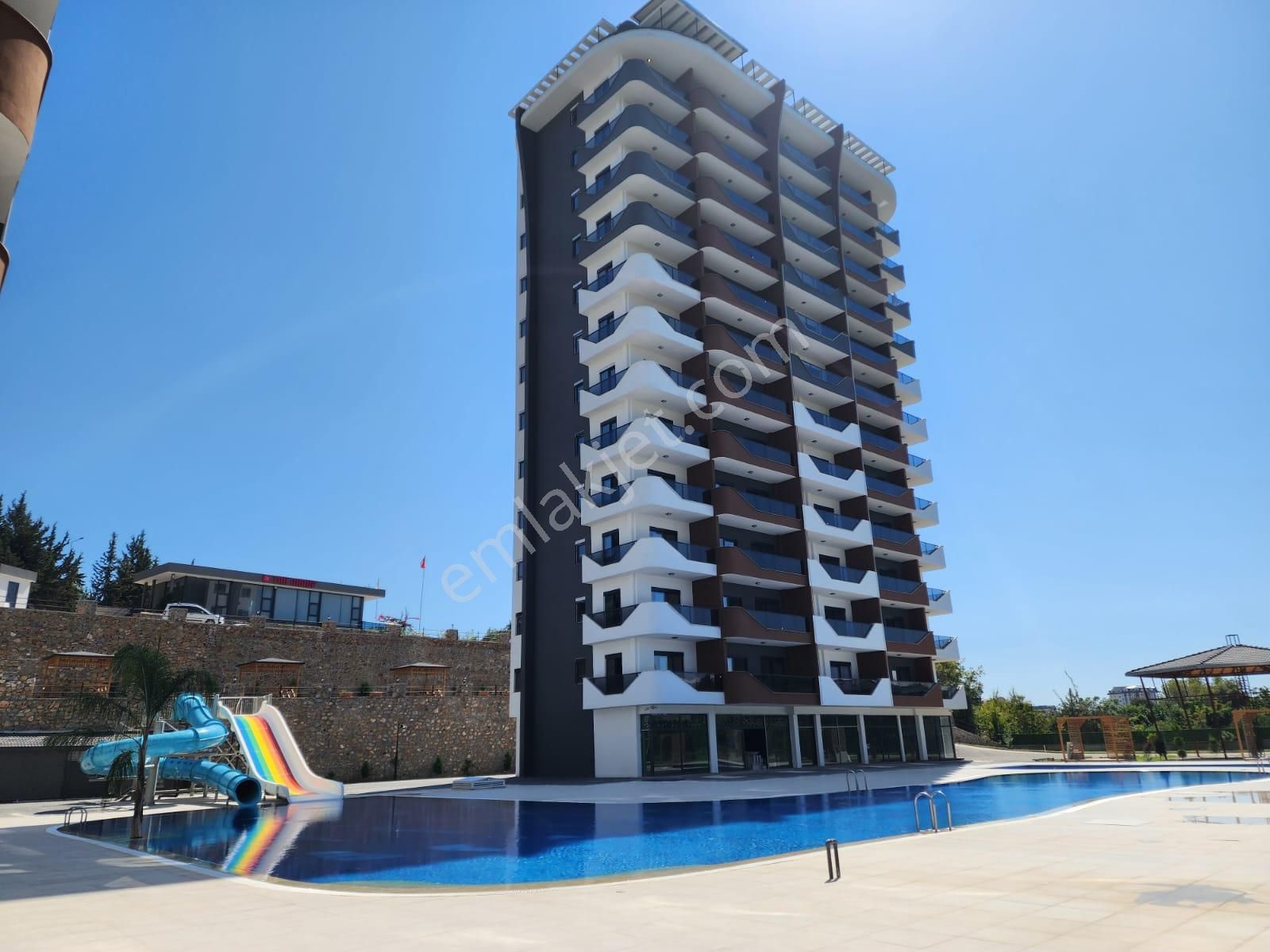 Alanya Mahmutlar Satılık Residence  FOU HİLL MAHMUTLAR ALANYA SATILIK YENİ PROJE İSKAN VAR 1+1 BATI CEPHE 60 M2 90.000 €