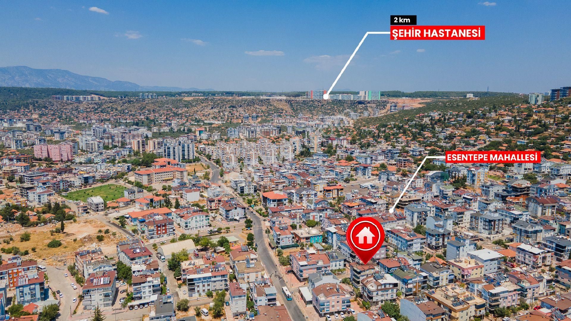 Kepez Esentepe Satılık Daire  ANTALYA KEPEZ ESENTEPE'DE 2+1 ŞEHİR HASTANESİ YAKINI DOĞAL GAZLI SATILIK LÜKS  DAİRE