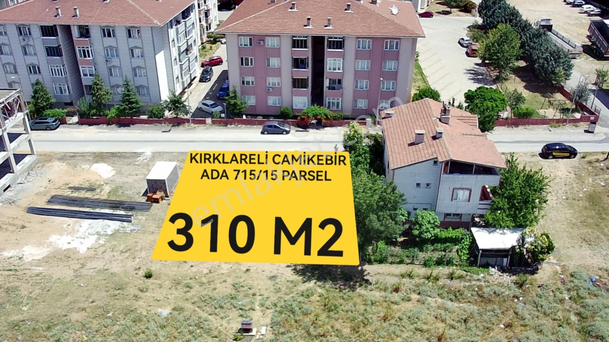 Kırklareli Merkez Cumhuriyet Satılık Konut İmarlı  KIRKLARELİ CUMHURİYET MH 4 KAT BAHÇELİ NİZAM 310 M2 ARSA ACİL SATILIK