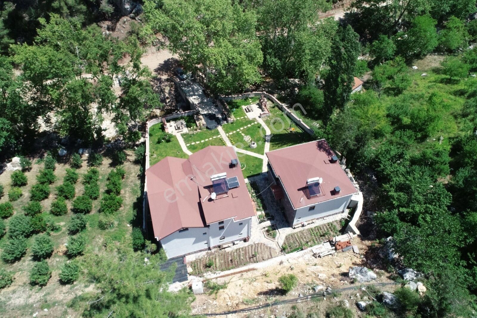 Konyaaltı Hisarçandırda Dağ Manzaralı İkiz Villa - Görsel 31