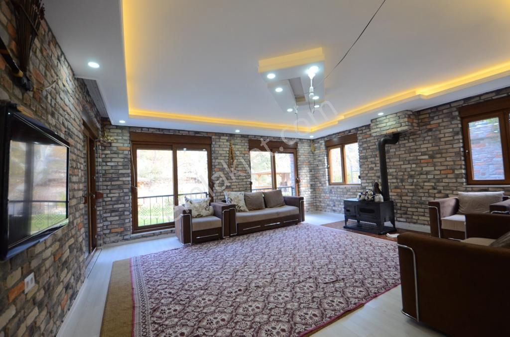 Konyaaltı Hisarçandırda Dağ Manzaralı İkiz Villa - Görsel 3