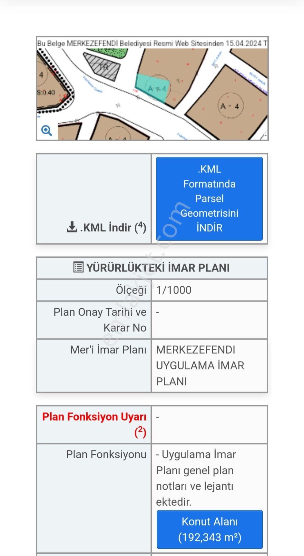 Merkezefendi Gümüşçay Satılık Konut İmarlı Denizli gazioğlu cami mevkinde 4 kat imarlı satılık köşe cadde üstü arsa