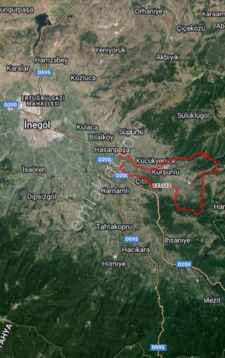 Roma' Dan Kurşunlu' Da Satılık Kadastro Yolu Olan Tarla - Görsel 6