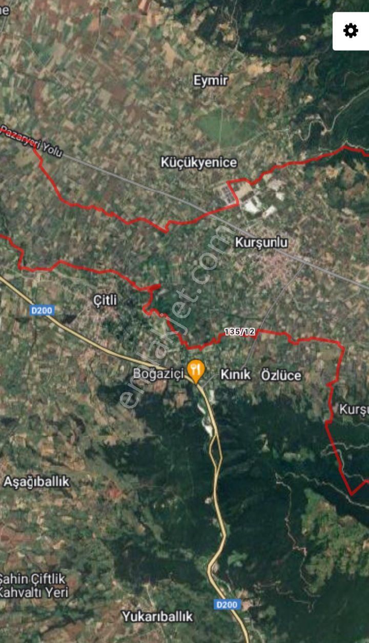 Roma' Dan Kurşunlu' Da Satılık Kadastro Yolu Olan Tarla - Görsel 7