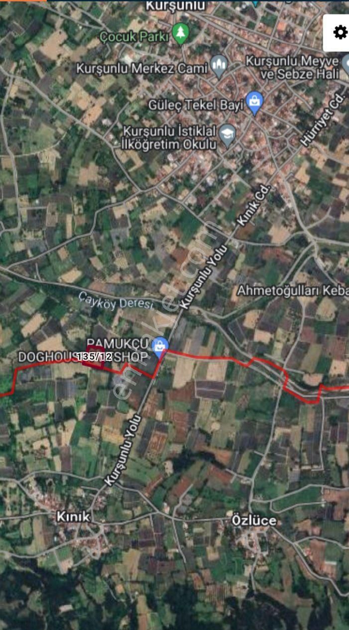 Roma' Dan Kurşunlu' Da Satılık Kadastro Yolu Olan Tarla - Görsel 2