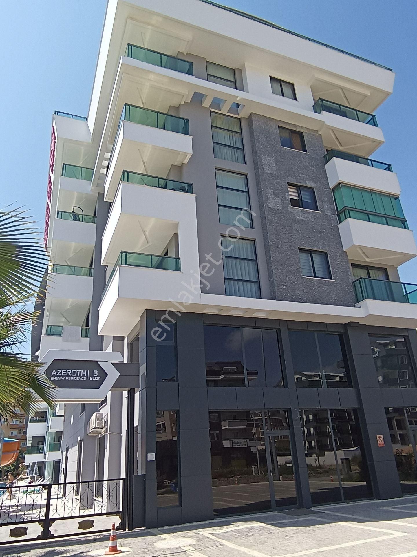 Alanya Mahmutlar Satılık Residence Satılık 2+1 Deniz Manzaralı Daire - Azeroth Enesay Residence