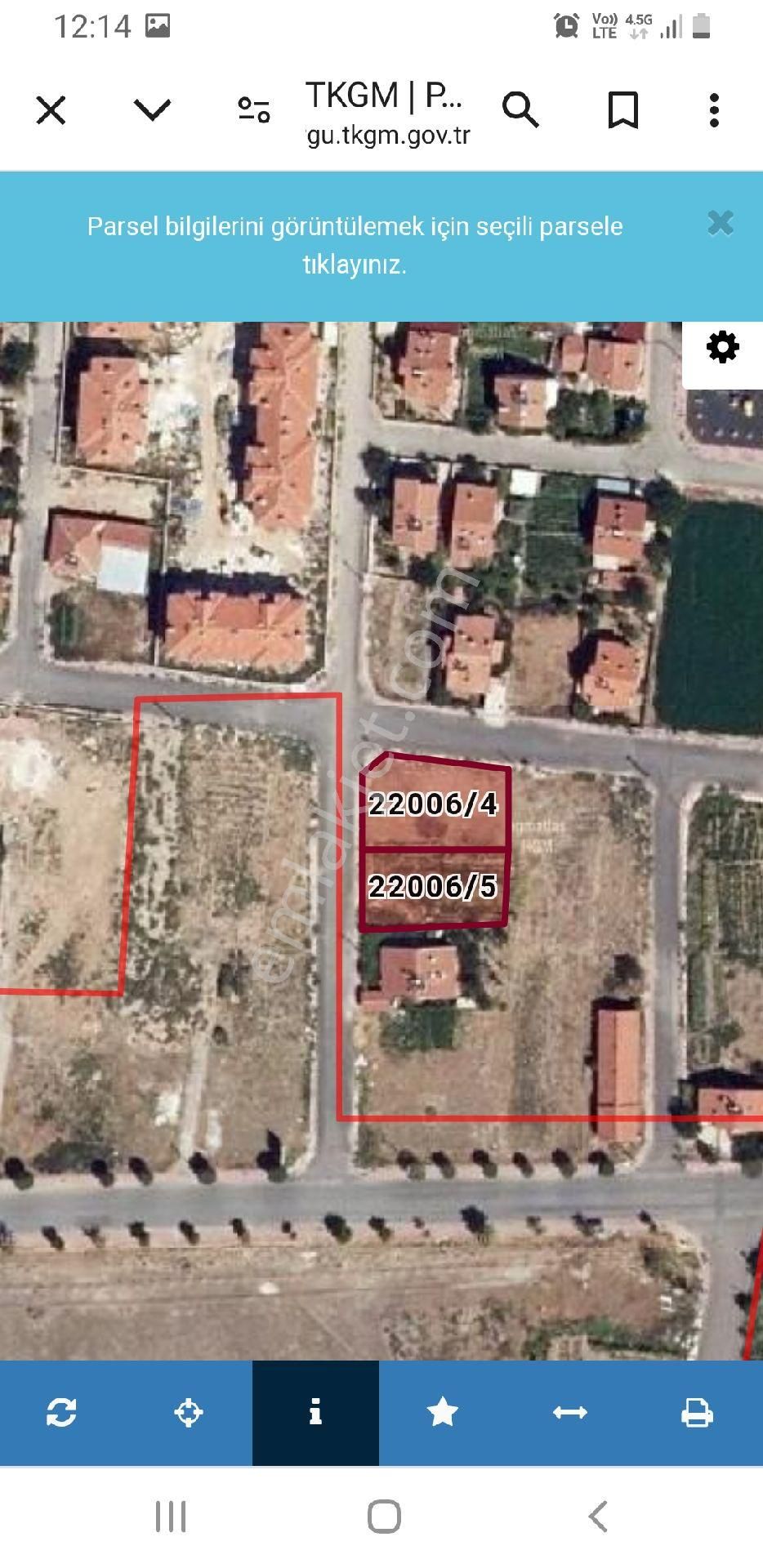 Karatay Çatalhüyük Satılık Konut İmarlı EDİSLER GAYRIMENKULDEN KARATAY KARASLAN MAH SATLIK 550 M²ARSA