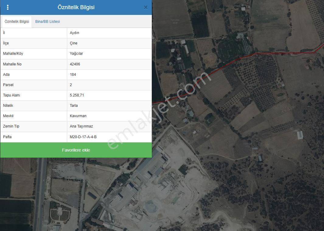 Aydın Çine Yağcılar'da 5.258 M2 Kupon Arazi - Görsel 3