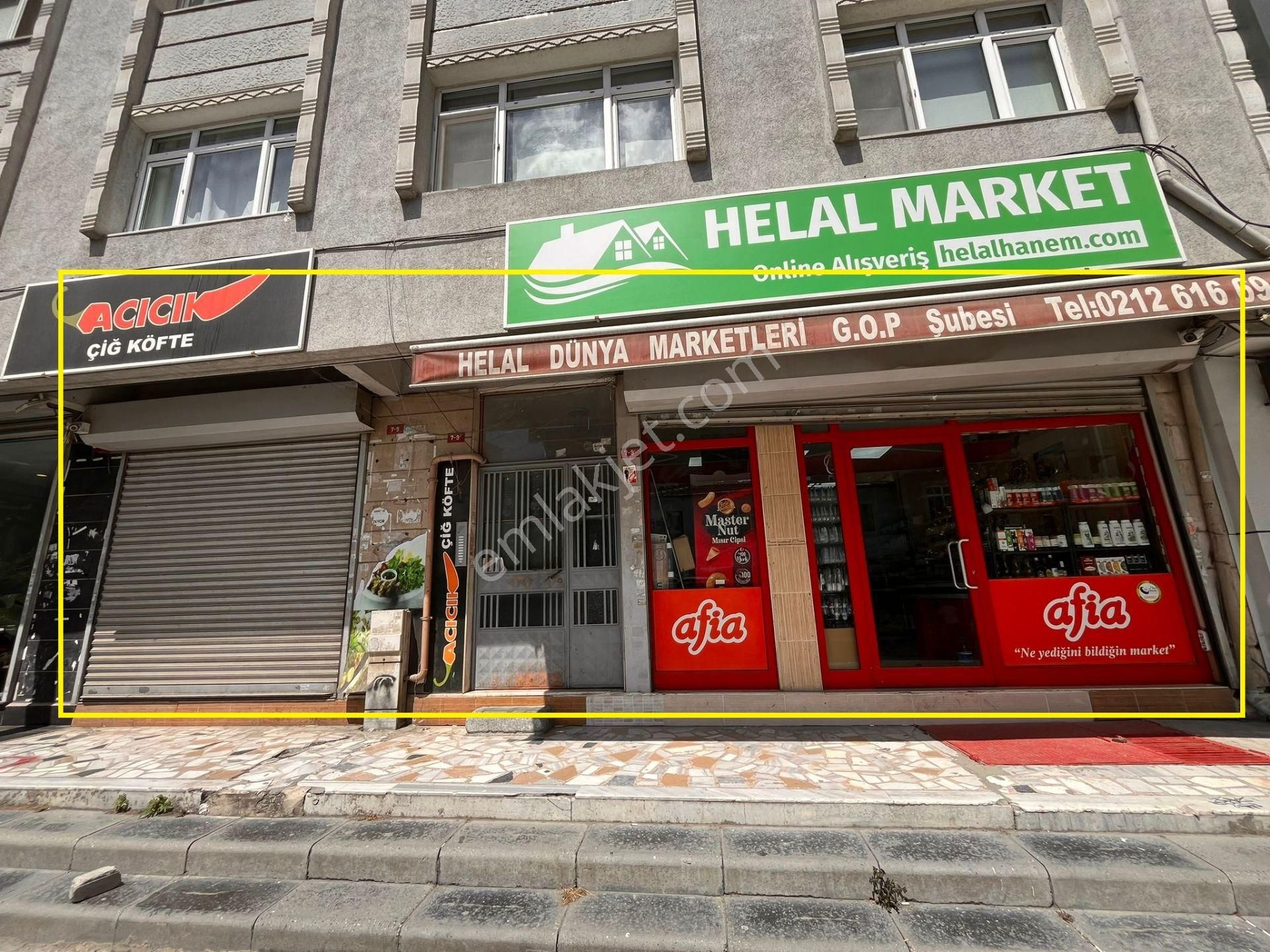 İstanbul Gaziosmanpaşa Kiralık Dükkan & Mağaza ORDU CAD CEPHE HAMAM CADDESİ ÜZERİ ÇİFT GİRİŞLİ KİRALIK DÜKKAN