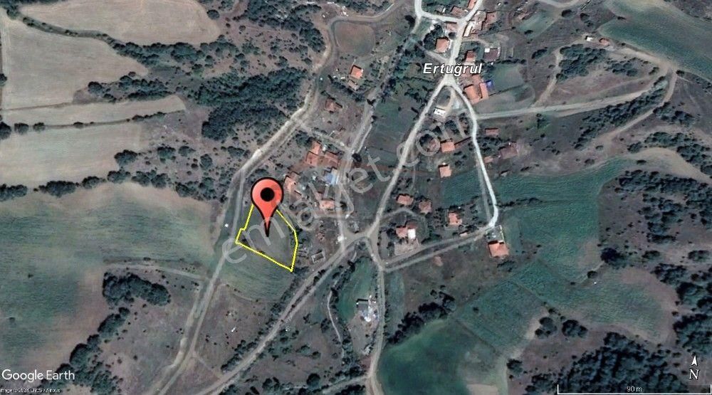 Çorum Merkez Ertuğrul Köyü Satılık Tarla  GÜVENAY - ÇORUM MERKEZ ERTUĞRUL KÖYÜ 2,100 M² TARLA