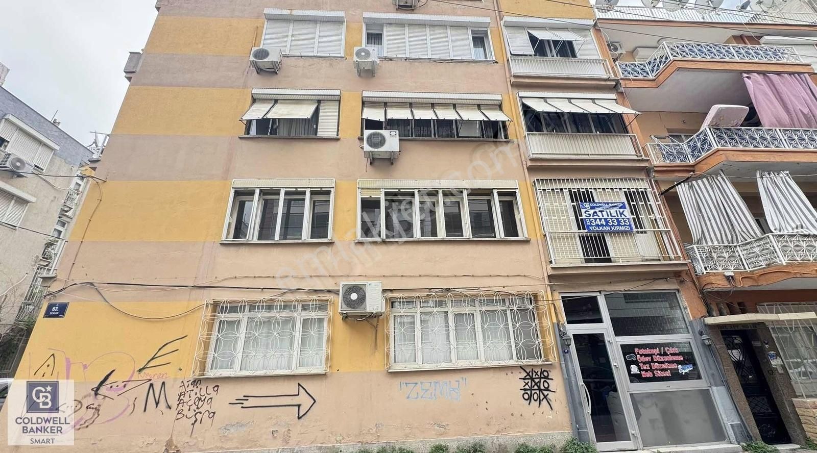 Bornova Erzene Satılık Daire Suphi Koyuncuoğlu Lisesi yakını 3+1 daire
