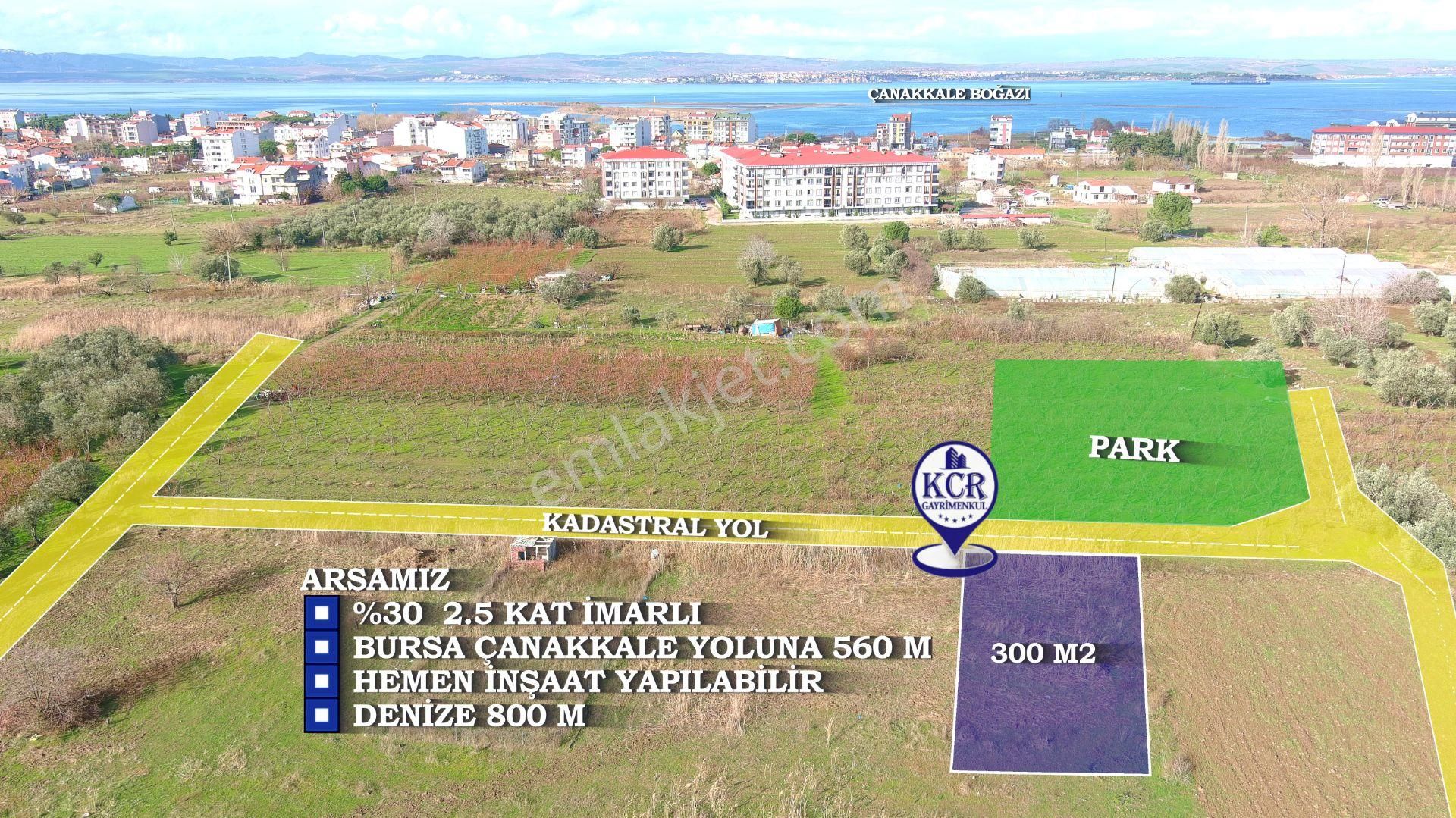 🔹 Çanakkale Lapseki Çardak'ta 300 M2 Hemen İnşaat Yapılabilir Satılık Arsa - Görsel 3