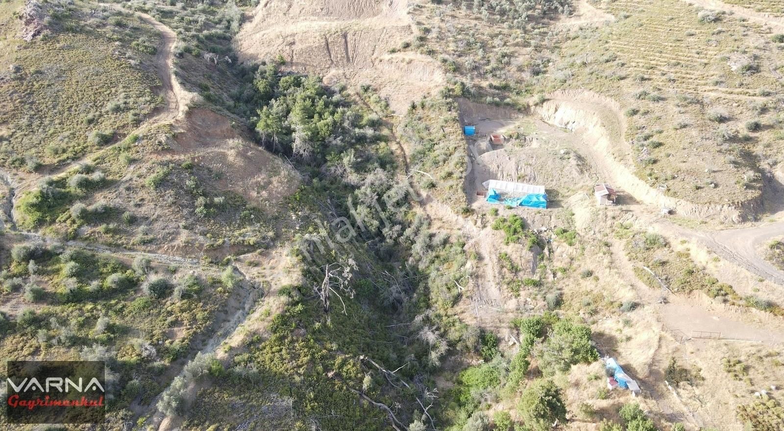 Menderes Çatalca Satılık Zeytinlik MENDERES ÇATALCA'DA SATILIK MANZARALI 7054 M2 MÜSTAKİL TEK TAPU