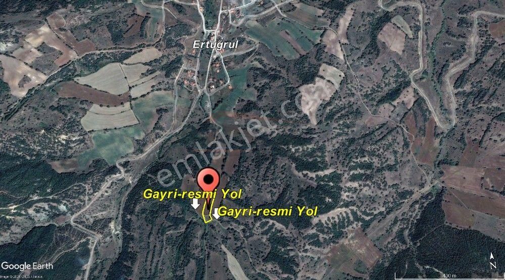 Çorum Merkez Ertuğrul Köyü Satılık Tarla  GÜVENAY - ÇORUM ERTUĞRUL KÖYÜ GÜNEYİ 3,700 M² TARLA