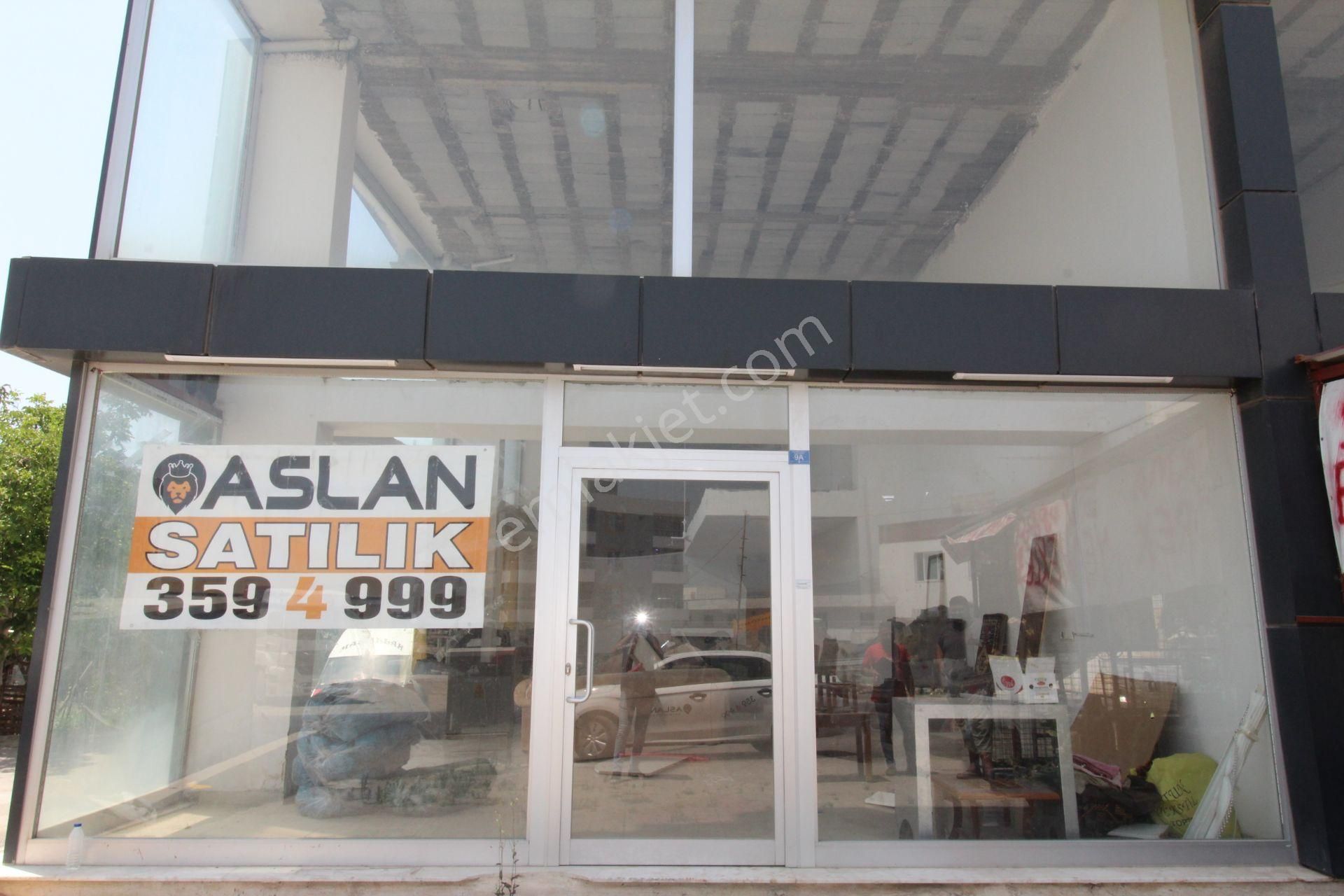 Aslan'dan kargipinari sanayi̇ ci̇vari yol cepheli̇ satilik dükkan