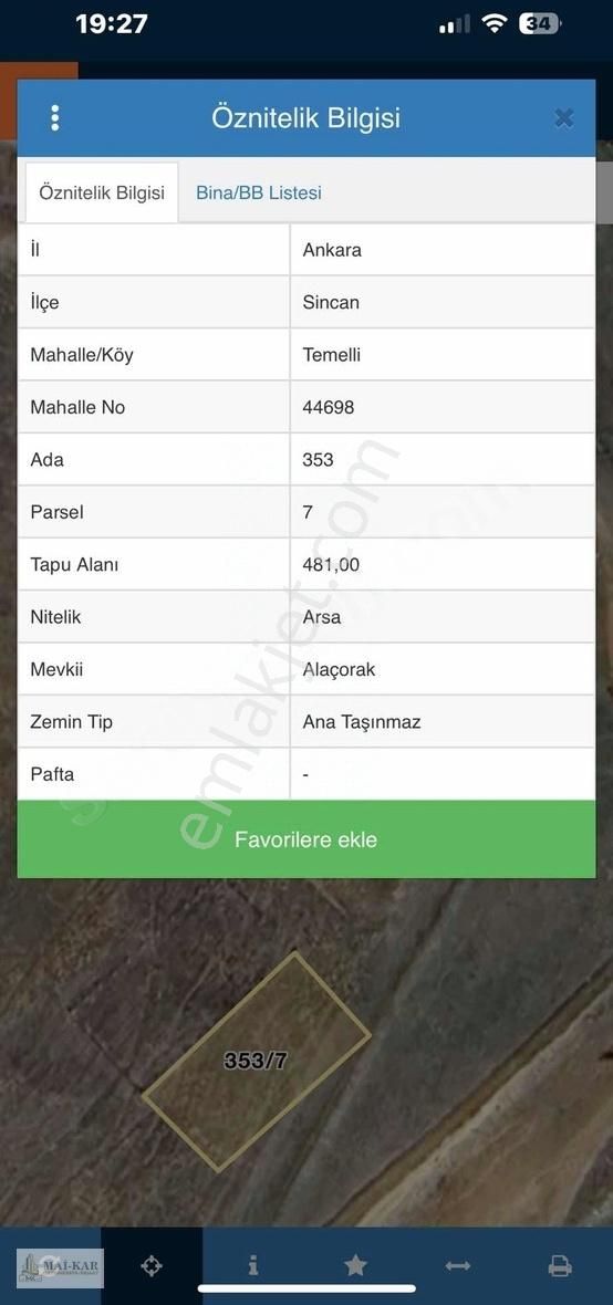 Temelli Hürriyet Tek Tapu Arsa - Görsel 4