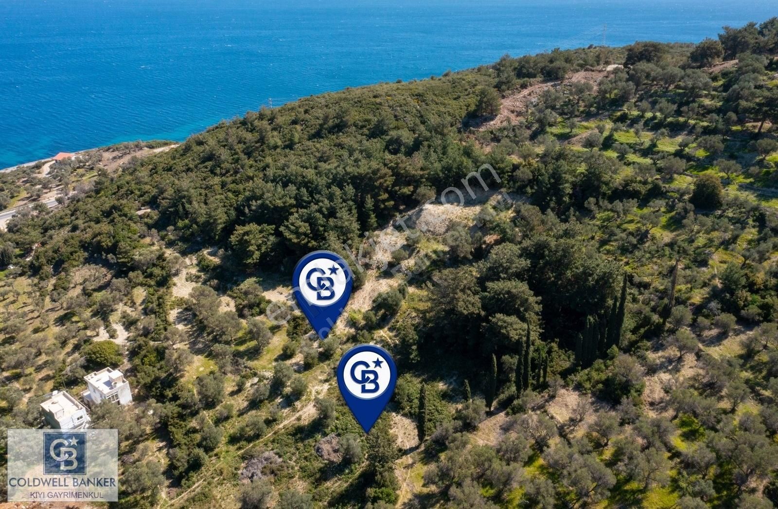 İzmir Karaburun İnecik'de Deniz Manzaralı Satılık Arazi - Görsel 17