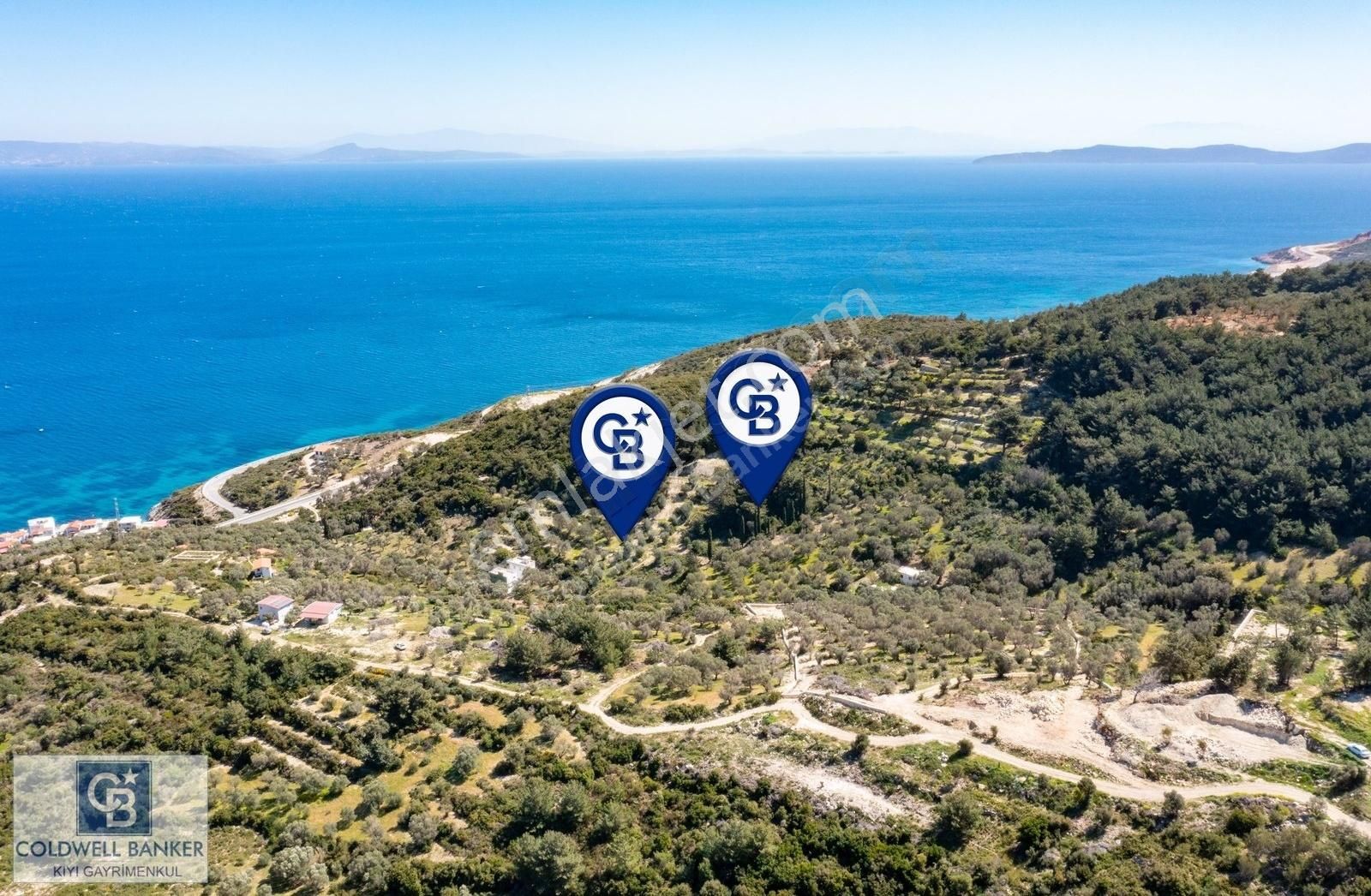 İzmir Karaburun İnecik'de Deniz Manzaralı Satılık Arazi - Görsel 8