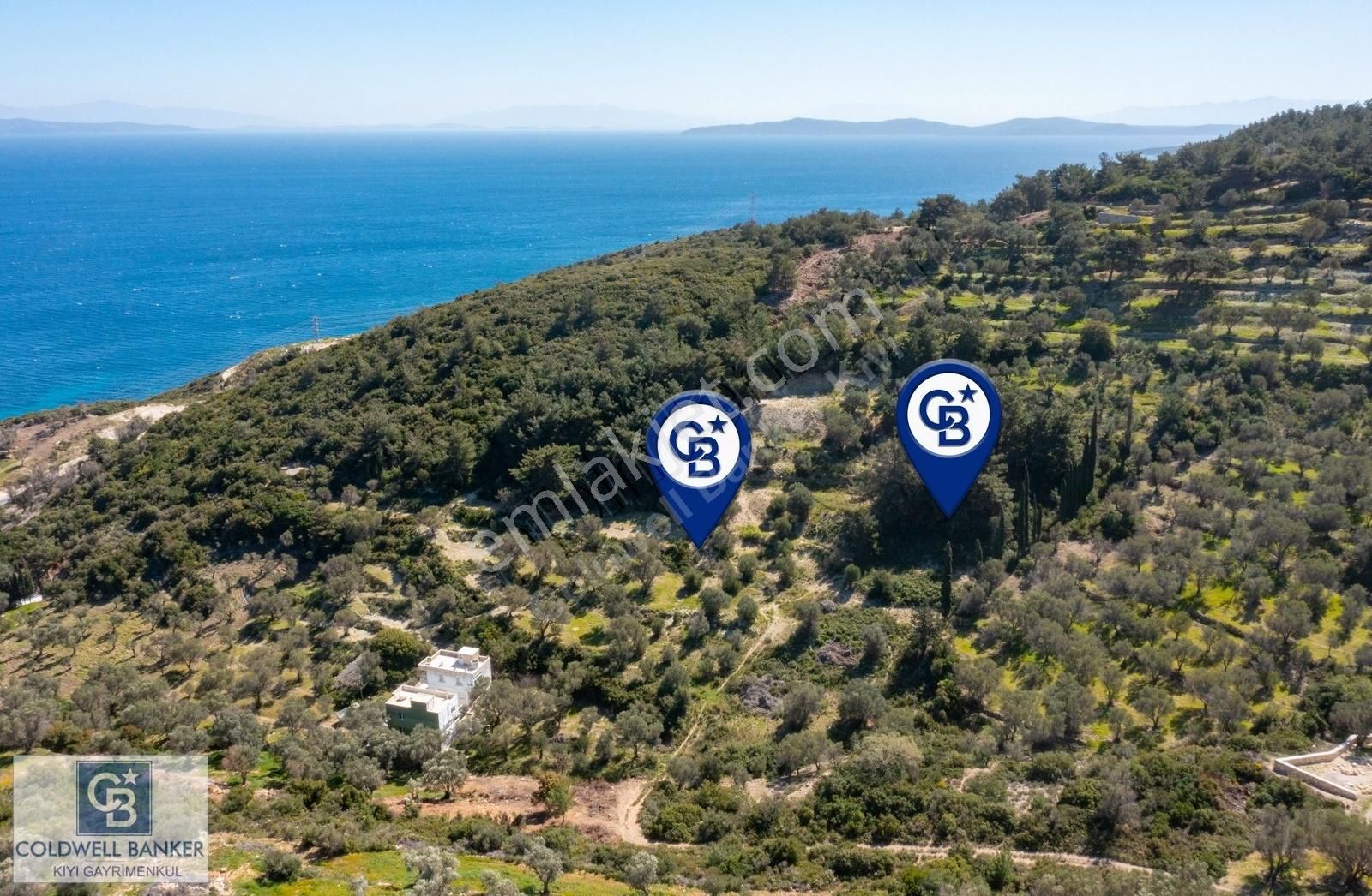 İzmir Karaburun İnecik'de Deniz Manzaralı Satılık Arazi - Görsel 18