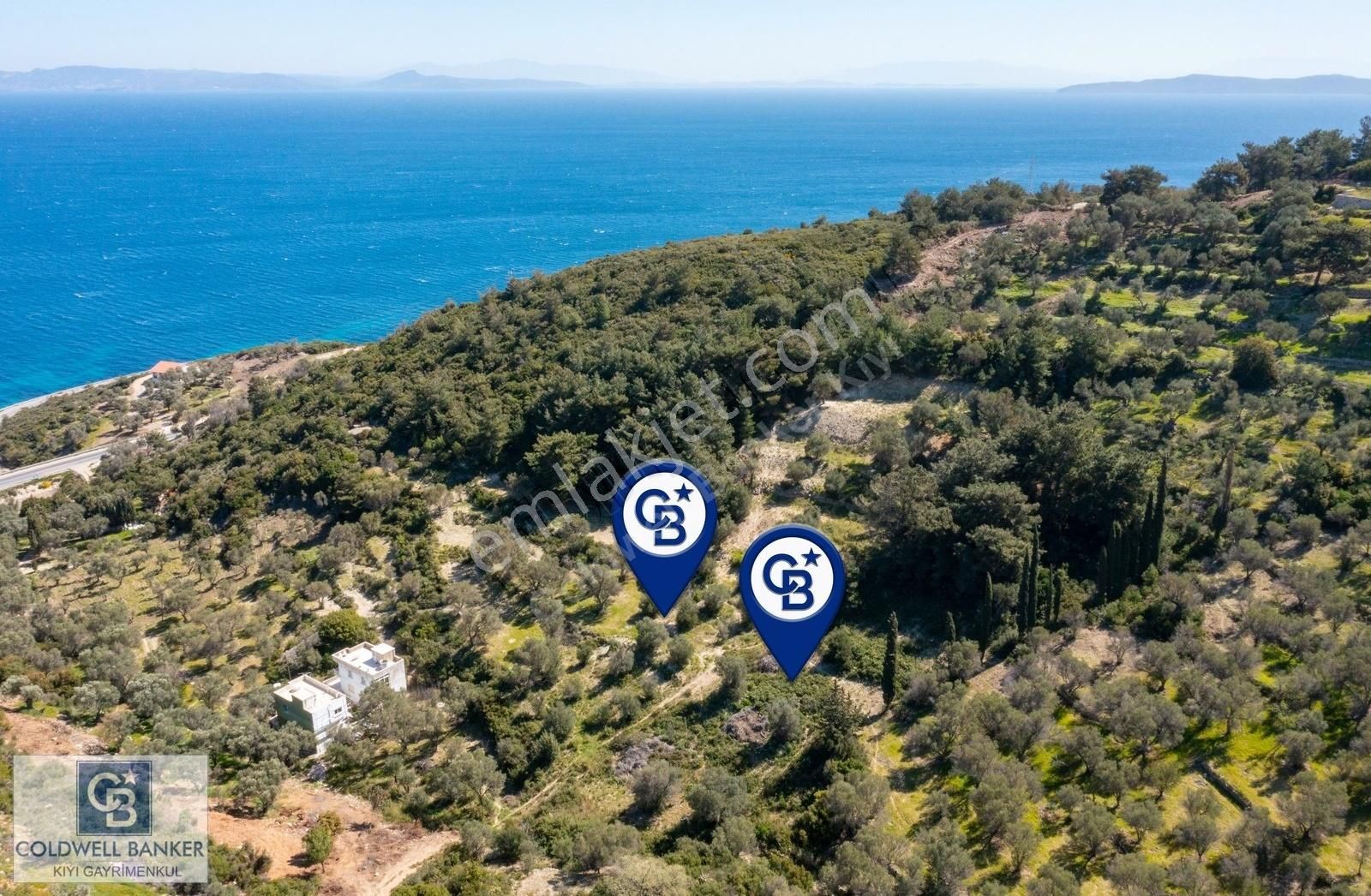 İzmir Karaburun İnecik'de Deniz Manzaralı Satılık Arazi - Görsel 14