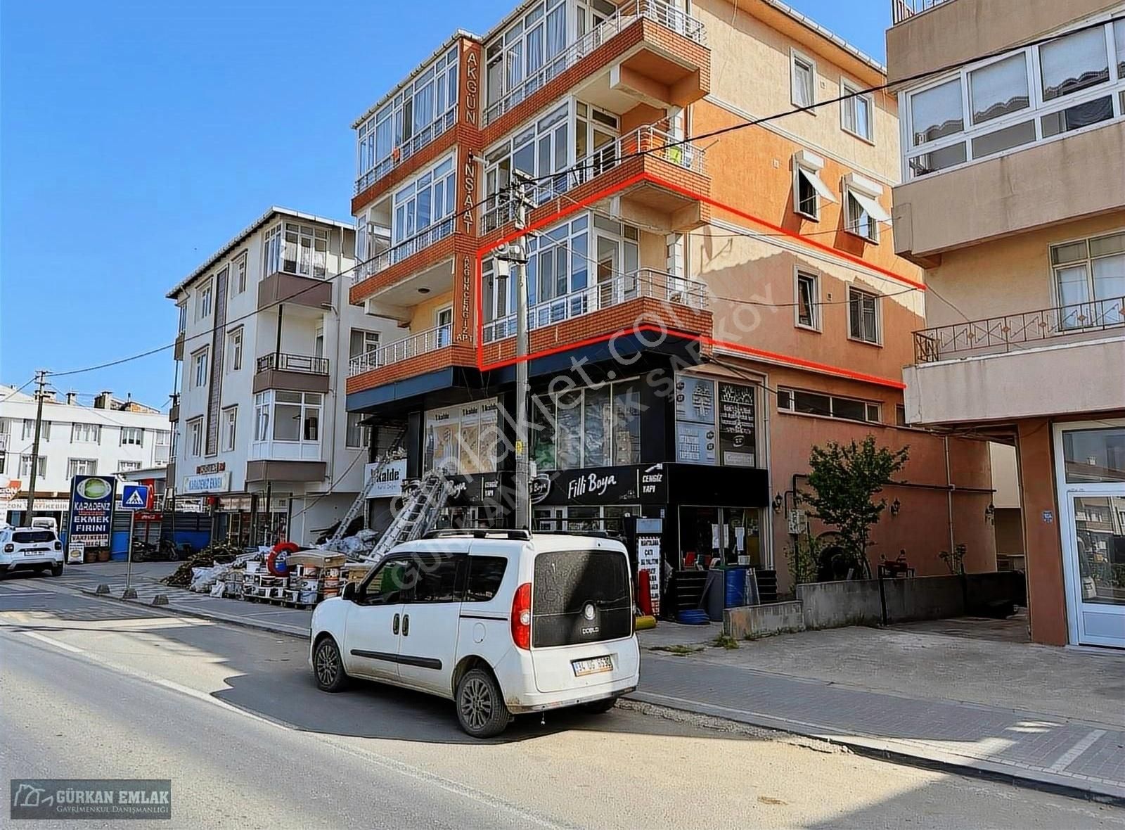 Şarköy İstiklal Satılık Daire Gürkan emlaktan doğa manzaralı 2+1 2.kat kombili 14 yıllık daire