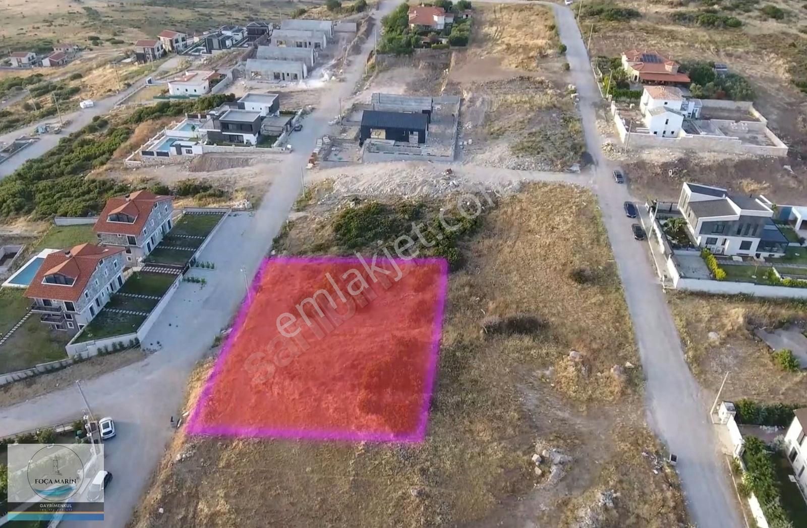 Foça'da Deniz Manzaralı 2 Villalık (1.346 M2) Villa İmarlı Arsa - Görsel 10