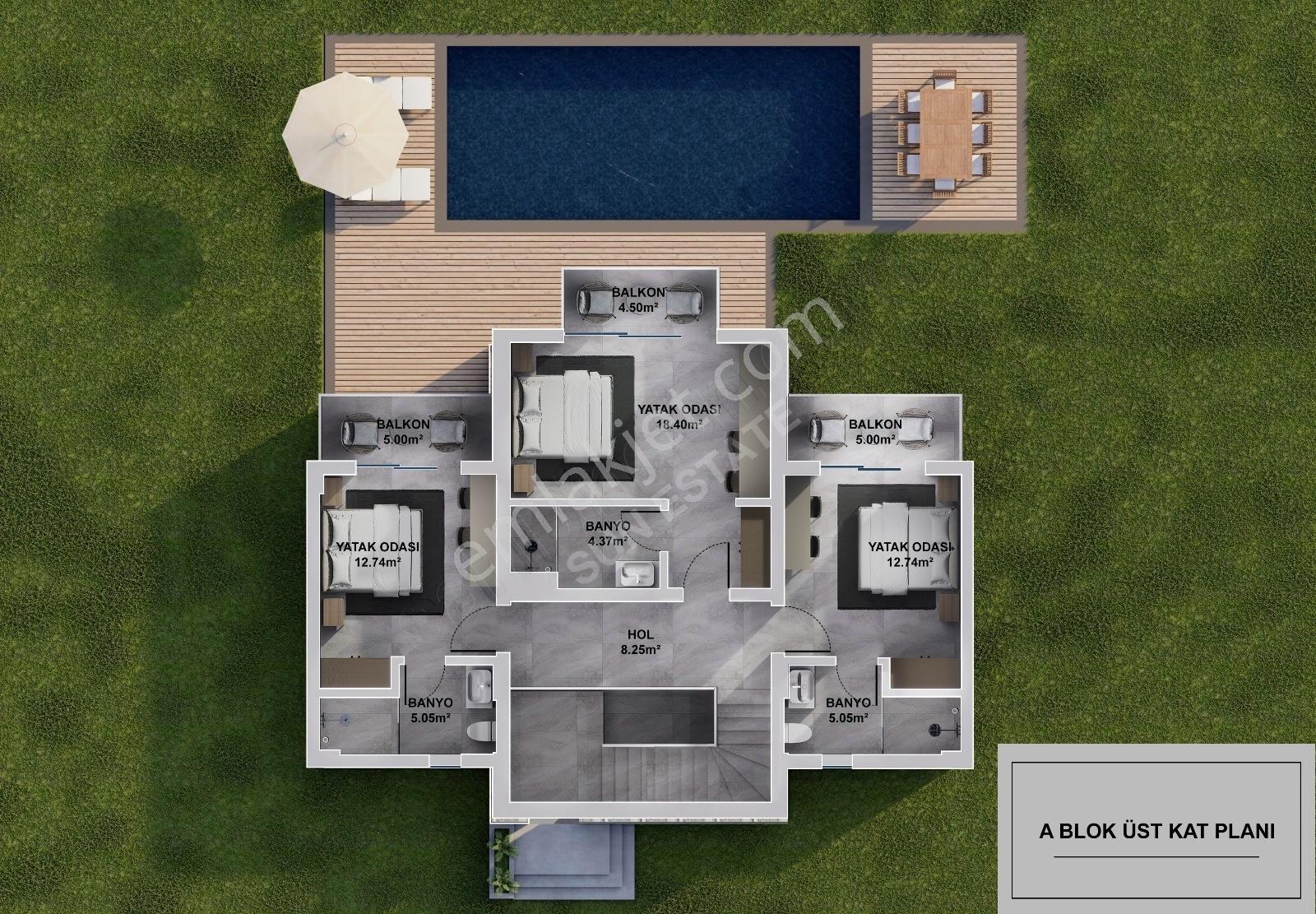 Kaş Çukurbağ Yarım Ada Da Villa - Görsel 19
